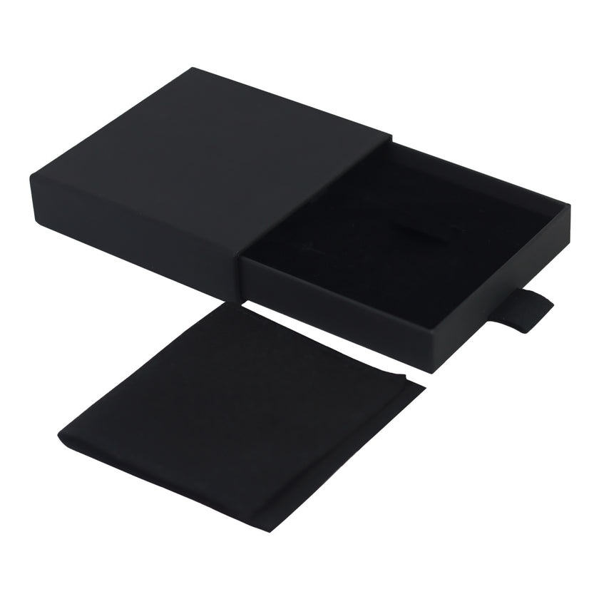 Onyx Black FSC Peony Large Pendant Drawer Box