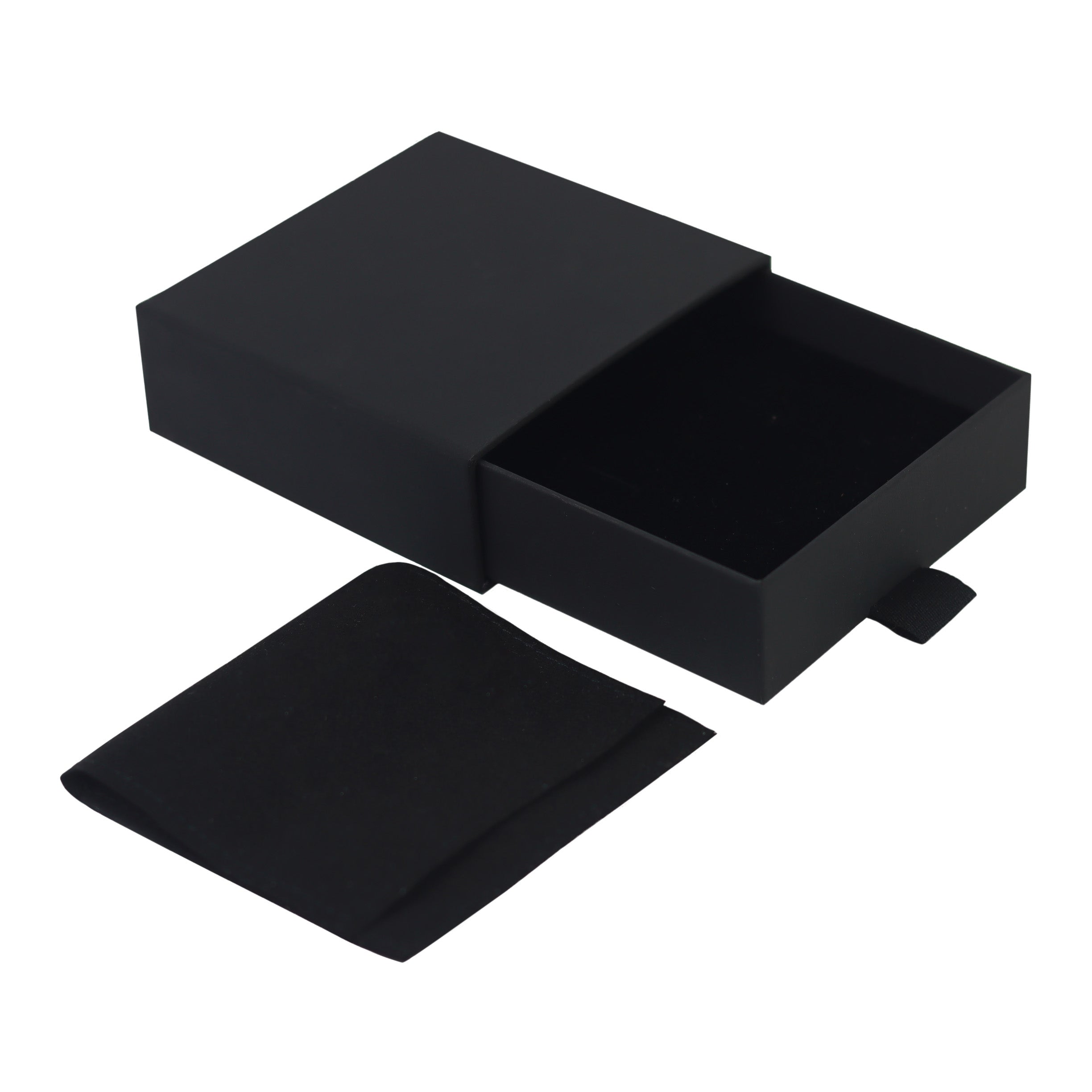 Onyx Black FSC Peony Deep Pendant Drawer Box