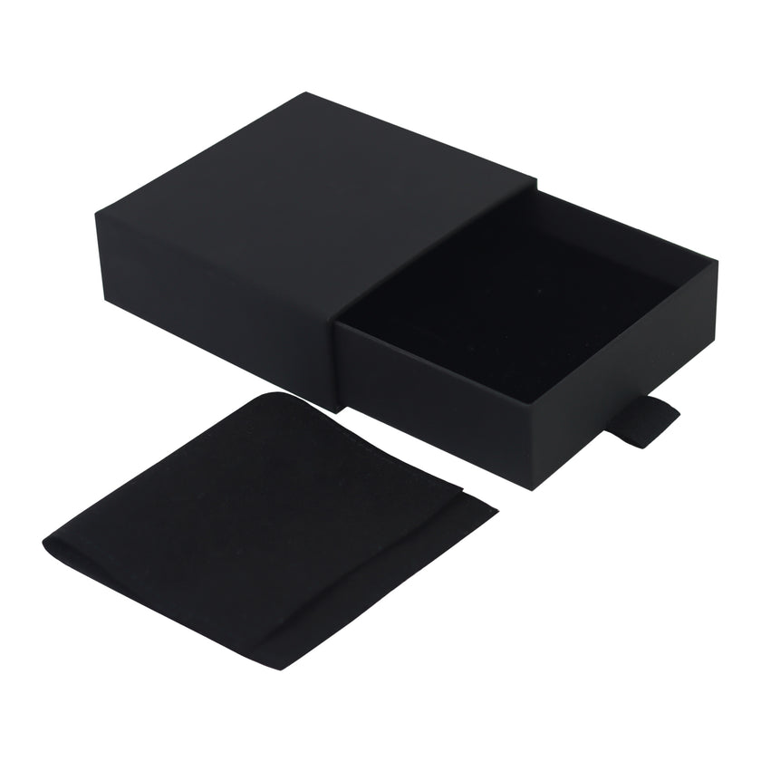 Onyx Black FSC Peony Deep Pendant Drawer Box