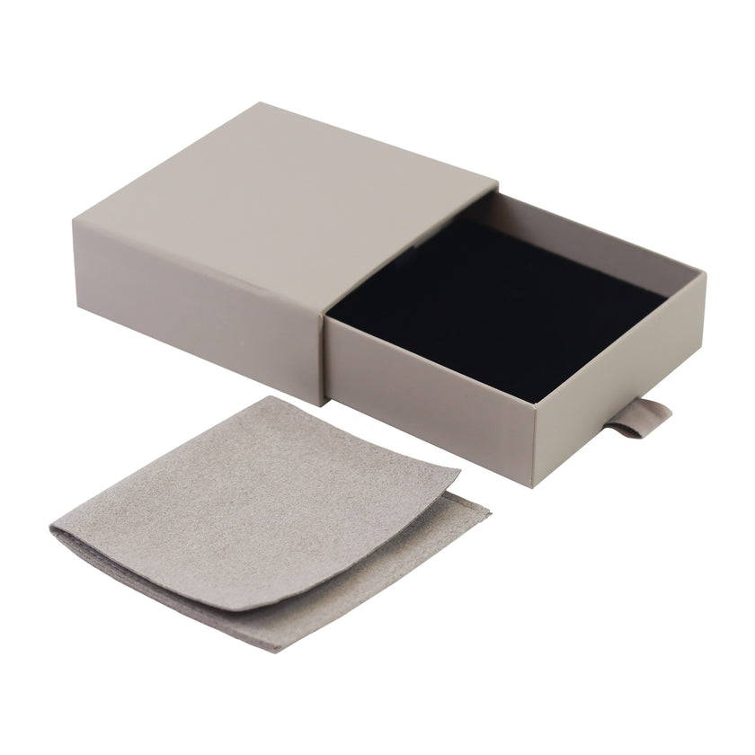 Taupe Grey FSC Peony Deep Pendant Drawer Box