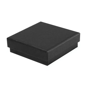 Black square recyclable eco kraft box.