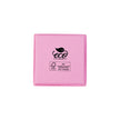 Pink square recyclable eco kraft box.