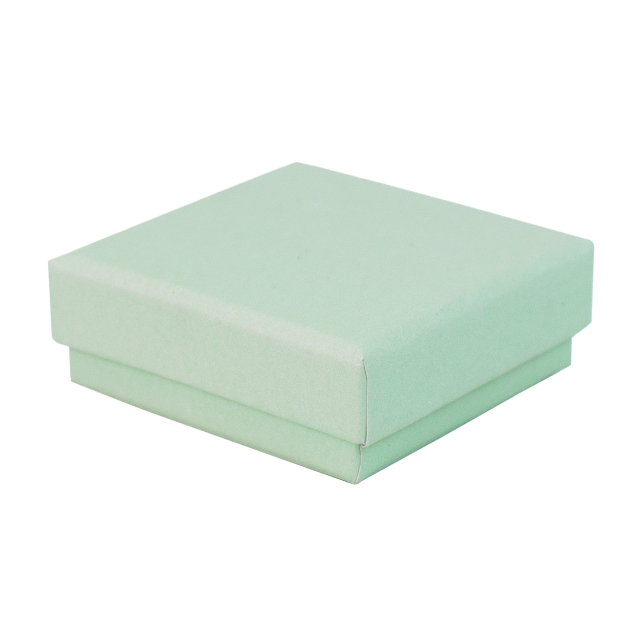 Green square recyclable eco kraft box.