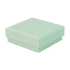 Green square recyclable eco kraft box.