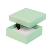 Green square recyclable eco kraft box.