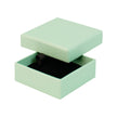 Green square recyclable eco kraft box.