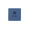 Blue square recyclable eco kraft box.