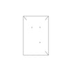 Foil Branded FSC Poppy Small Pendant Earring Box