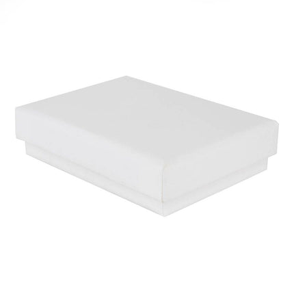 White Digital Printed Eco Kraft Pendant Earring Box | FSC