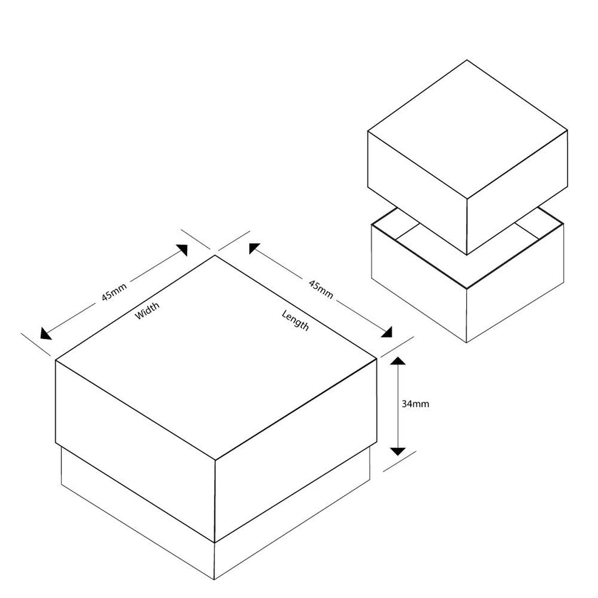 Foil Branded FSC Poppy Ring Box
