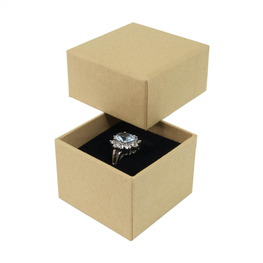 Foil Branded FSC Poppy Ring Box