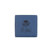 Blue square recyclable eco kraft box with FSC logo.