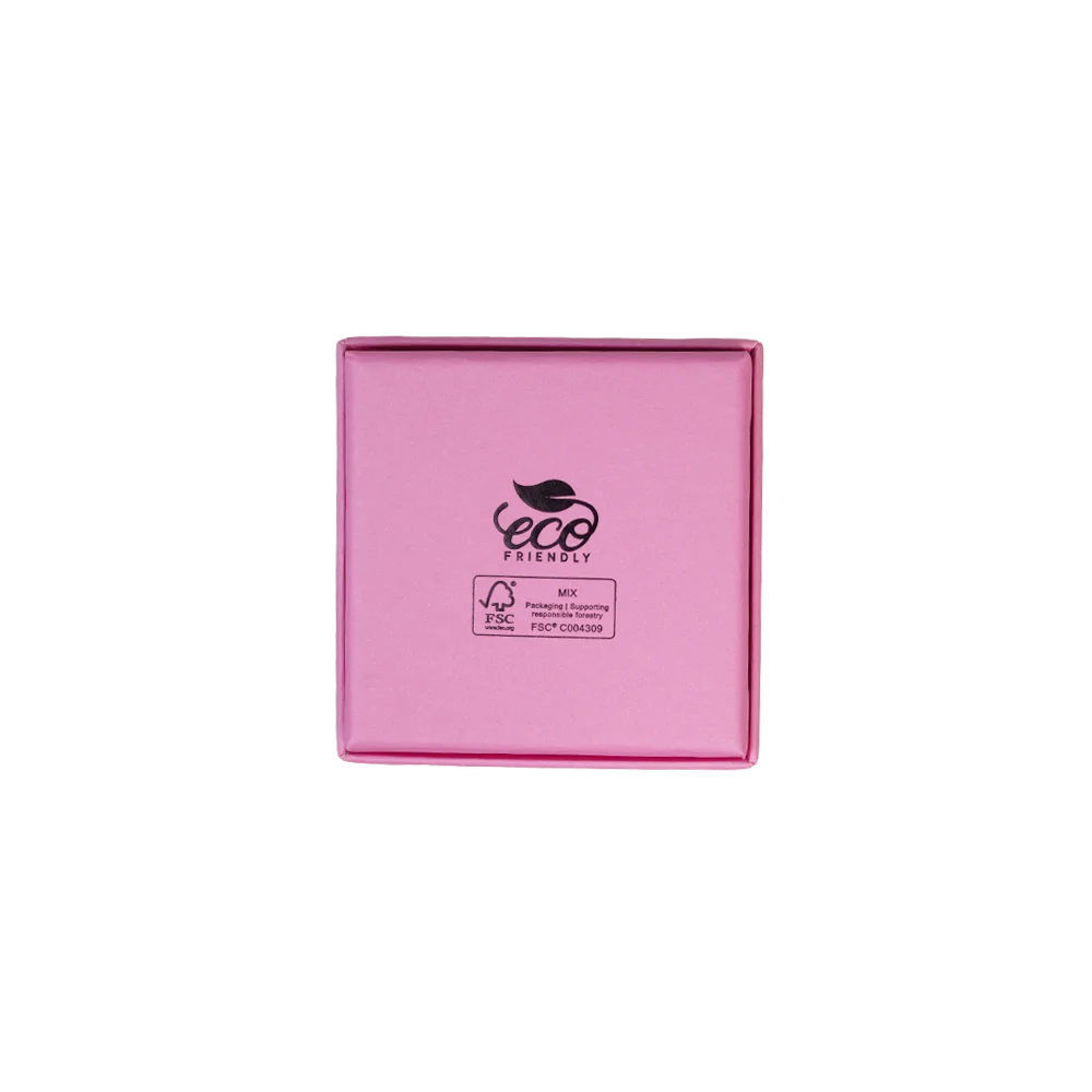 FSC Poppy Small Square Pendant Earring Box