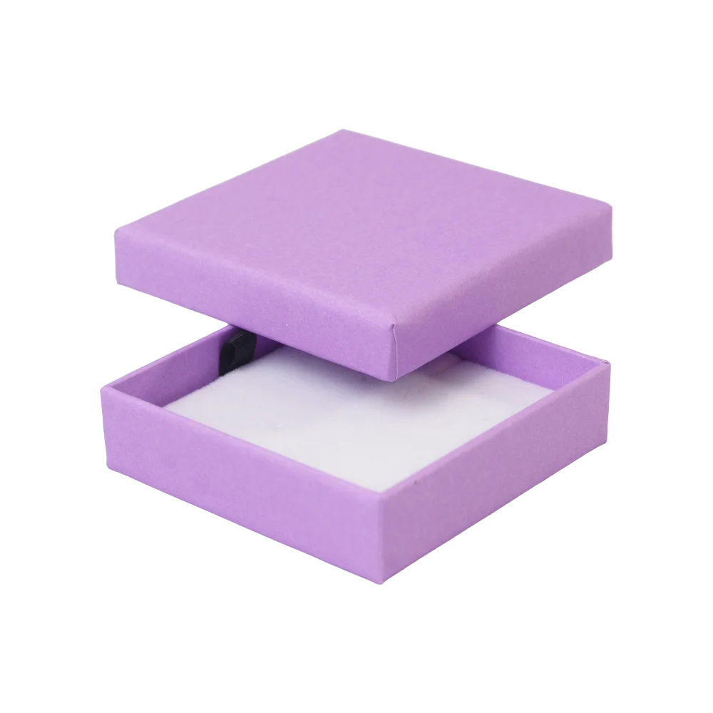 FSC Poppy Small Square Pendant Earring Box