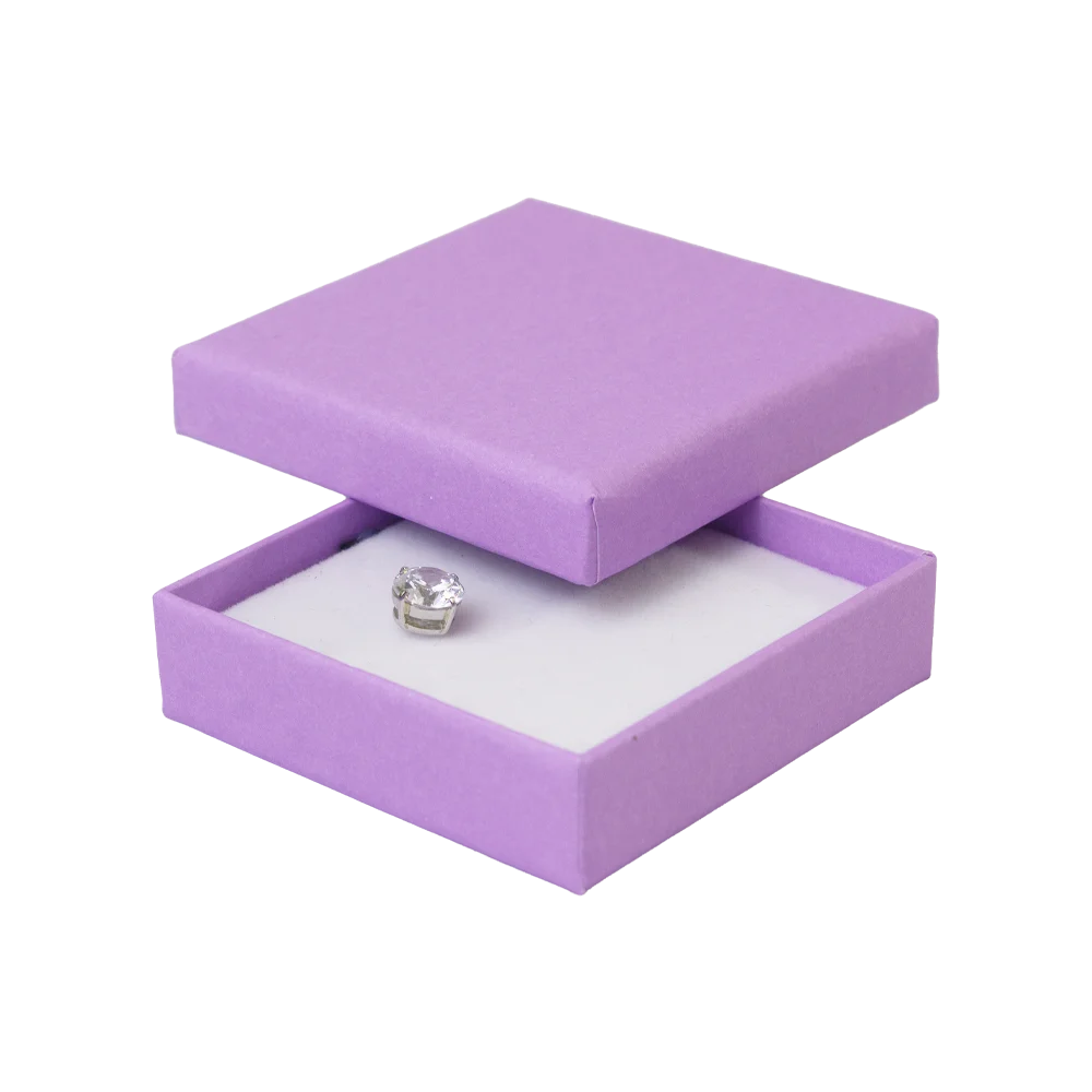 FSC Poppy Small Square Pendant Earring Box