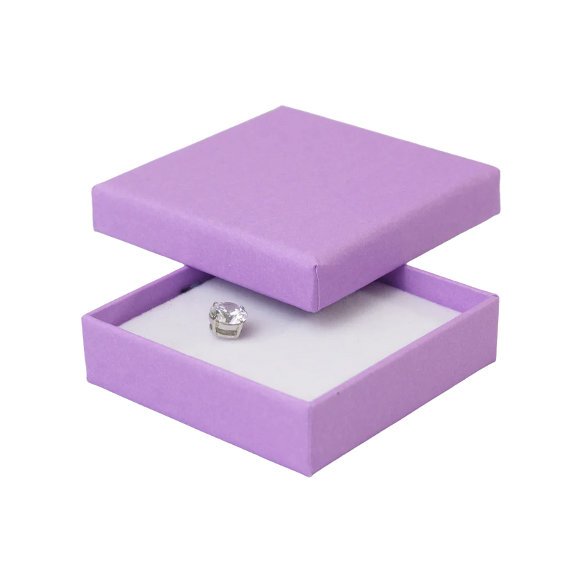 FSC Poppy Small Square Pendant Earring Box
