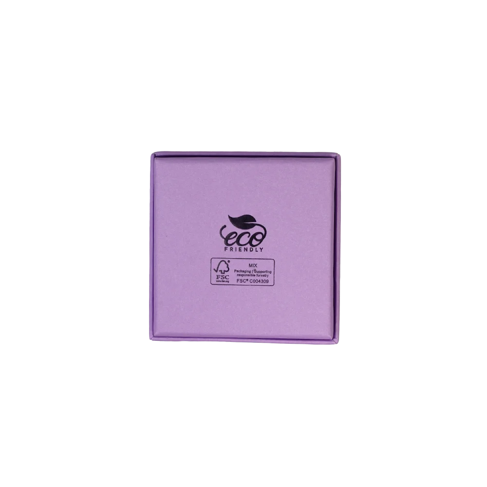 FSC Poppy Small Square Pendant Earring Box