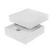 Foil Branded FSC Poppy Small Square Pendant Earring Box