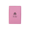 Pink rectangle recyclable eco kraft box with FSC logo.