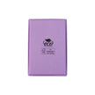 Lilac rectangle recyclable eco kraft box with FSC logo.