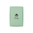 Green rectangle recyclable eco kraft box with FSC logo.
