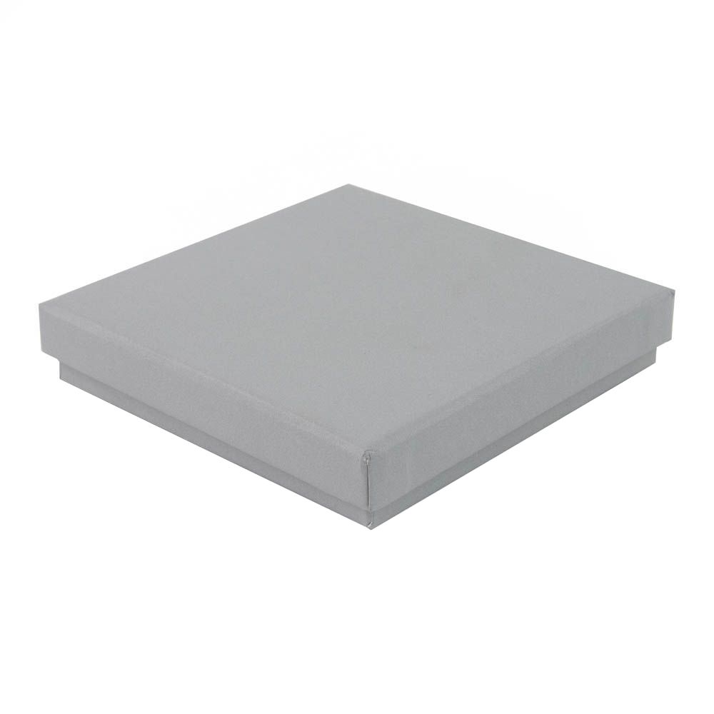 Grey Branded Eco Kraft Bracelet Pendant Box | FSC