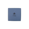 Blue square recyclable eco kraft box with FSC logo.