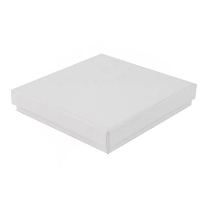 White Eco Kraft Bracelet Pendant Box | Anti-tarnish | FSC