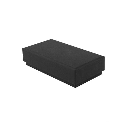 Black Eco Kraft Cufflink Earring Box | Anti-tarnish | FSC