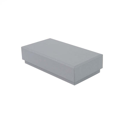 Grey Branded Eco Kraft Cufflink Earring Box | FSC