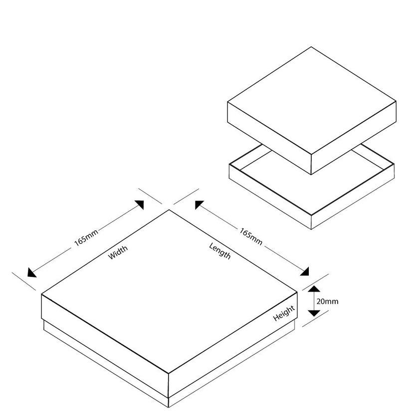 Digital Branded FSC Poppy Large Necklace Jewellery Set Box