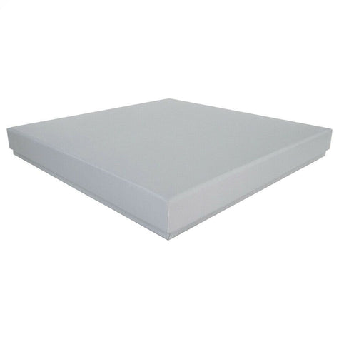 Grey Eco Kraft Necklace Jewellery Box Large | Anti-tarnish | FSC