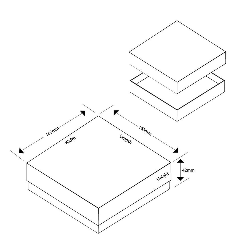 Digital Branded FSC Poppy Deep Large Necklace Jewellery Set Box