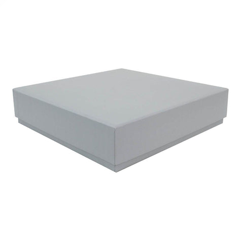 Grey Eco Kraft Deep Necklace Jewellery Box | Anti-tarnish | FSC