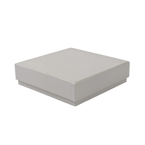 Grey Eco Kraft Bangle Pendant Earring Box | Anti-tarnish | FSC