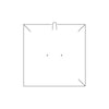 Digital Branded FSC Sunflower Small Pendant Earring Box