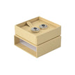 Foil Branded FSC Sunflower Small Pendant Earring Box