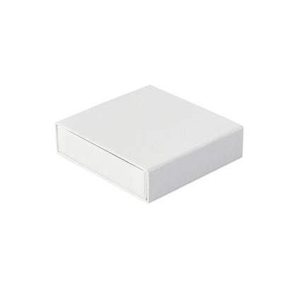 White Pendant Earring Gift Box Medium | Jewellery Matchbox | FSC