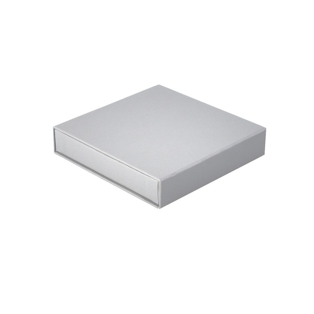 Grey Branded Pendant Earring Gift Box Large | Matchbox | FSC