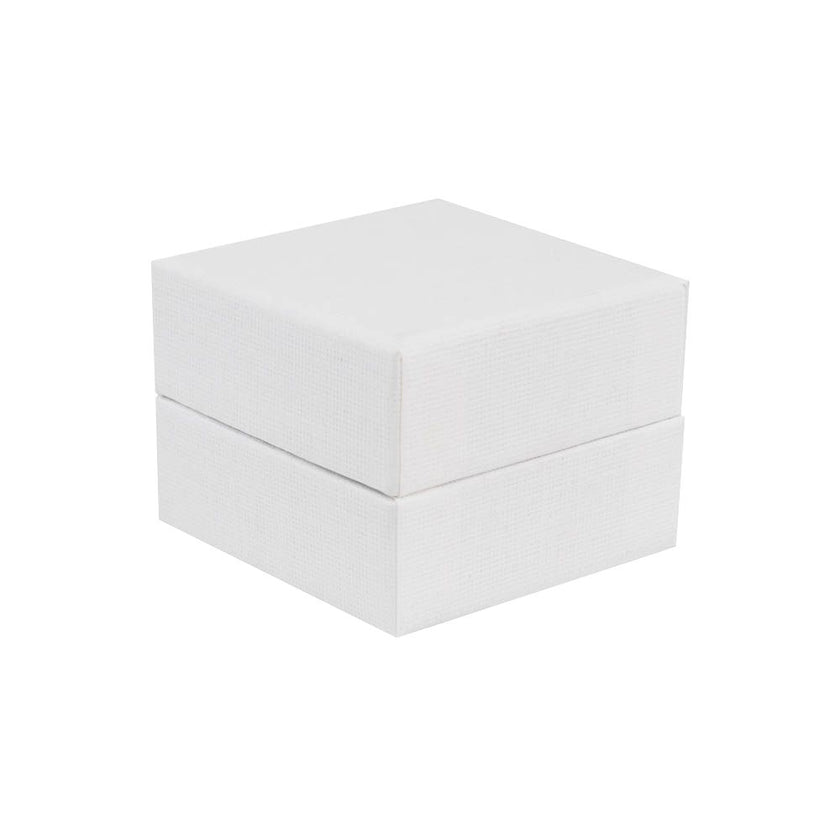 White Branded Ring Gift Box | Shoulder Box