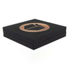 Black Foil Printed Pendant Earring Gift Box Large | Shoulder Box