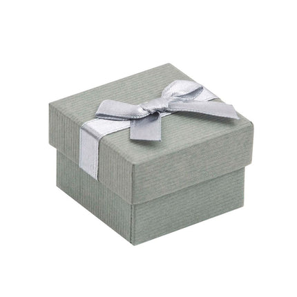 Silver Ring Jewellery Gift Box with Ribbon | Anti-tarnish