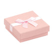 Pink Pendant Earring Jewellery Box with Ribbon | Anti-tarnish