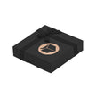 Black Foil Printed Bracelet Bangle Jewellery Box with Ribbon