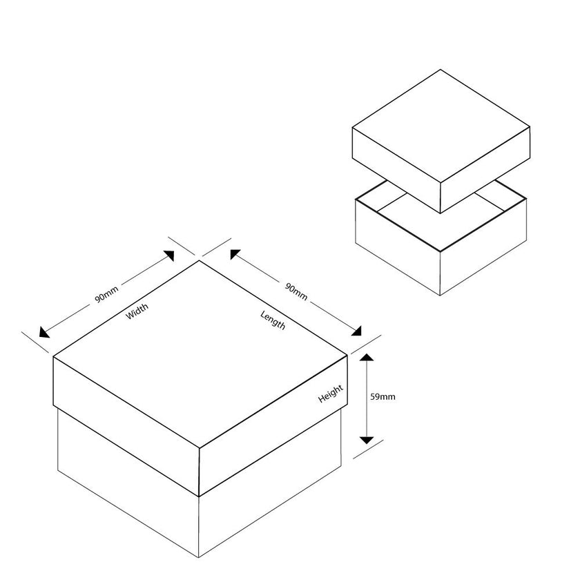 Foil Branded Lily Bracelet Watch Box