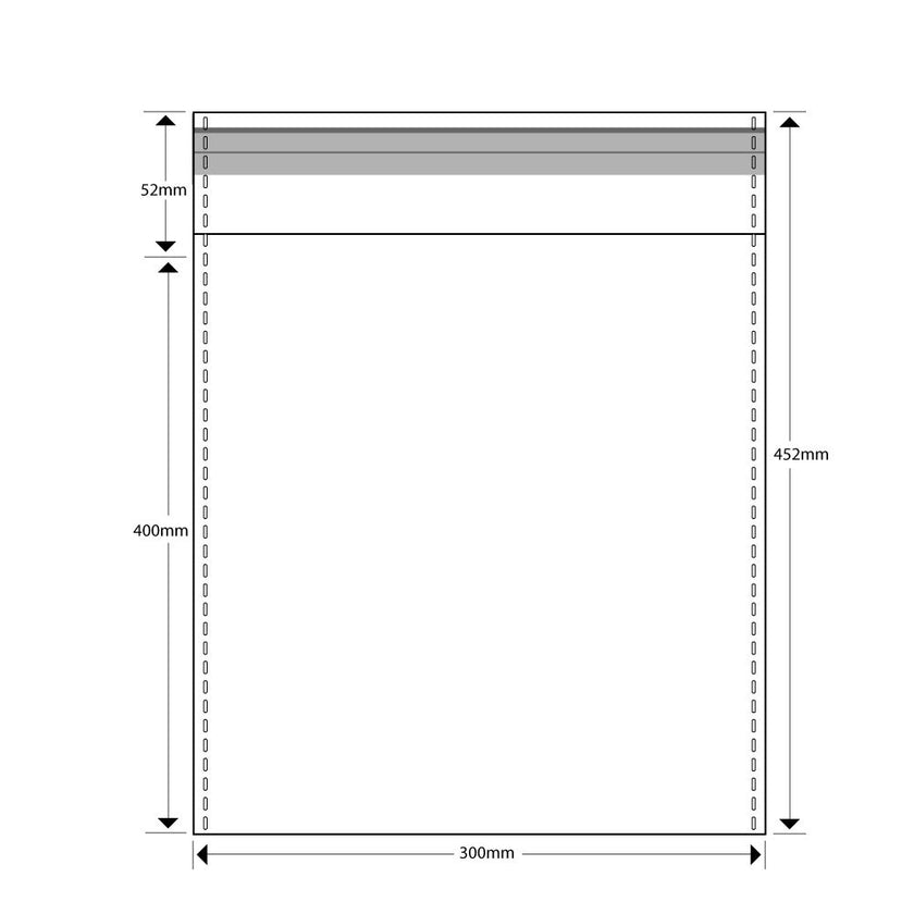 100 Self Seal Cellophane Bags 300x400mm