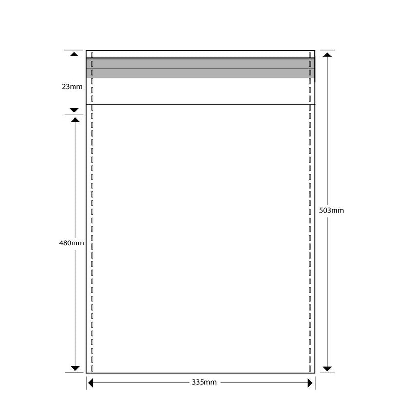 100 Self Seal Cellophane Bags 335x480mm