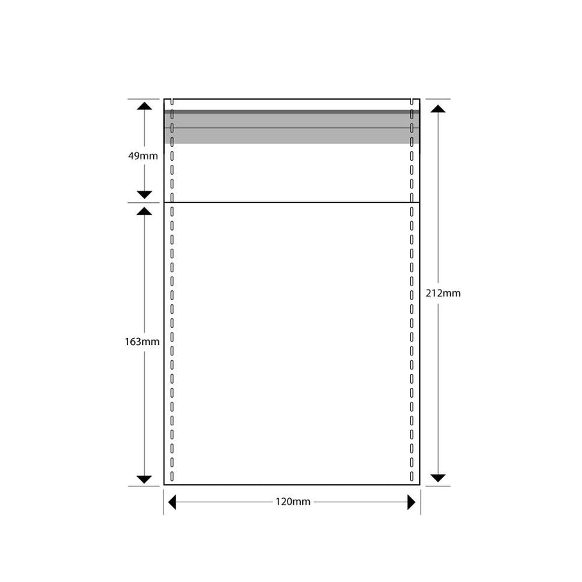 100 Self Seal Cellophane Bags 120x163mm (C6)