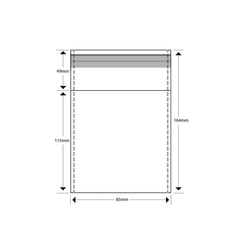 100 Self Seal Cellophane Bags 85x115mm (C7)