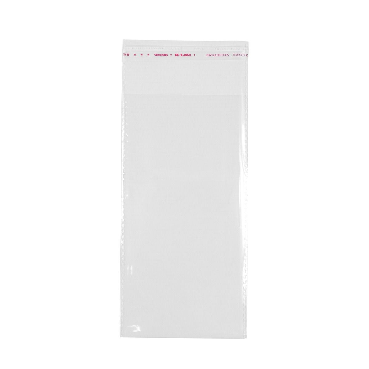 Resealable Cellophane Bags 12 x 22cm | DL Size | Food Safe
